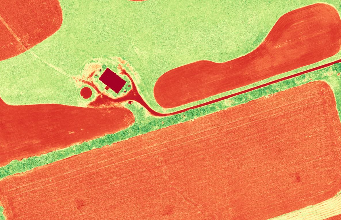 Imagerie NDVI par drone agricole